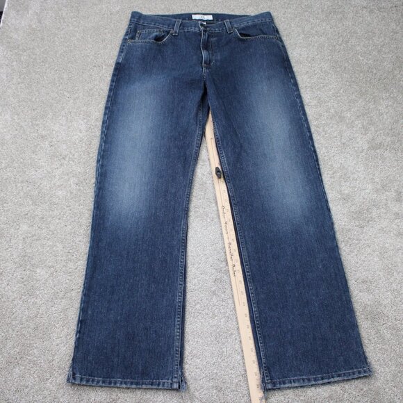 A/X Armani Exchange Jeans Men 33x32 Blue J65 Easy Fit 100% Cotton Straight Denim - Picture 3 of 13